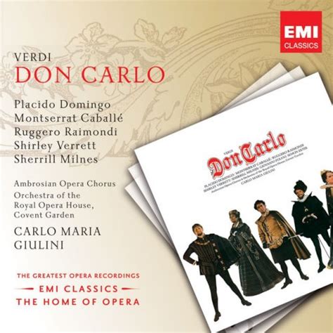 Letra De Verdi Don Carlo Act 1 Dio Che Nell Alma Infondere Amor