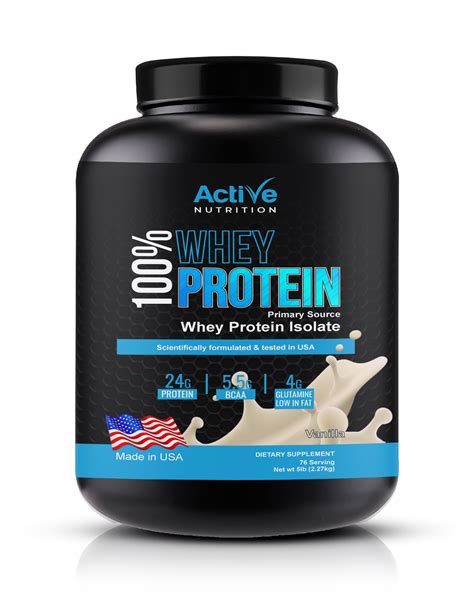 100% Whey Protein Vanilla – Active Nutrition Global