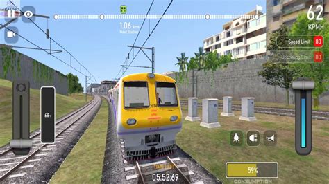 Mumbai Local Train Driving In Indian Local Train Simulator Android Gameplay 3d Train Wala Game