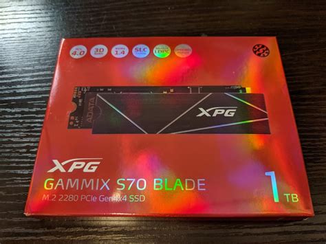 ADATA XPG Gammix S70 Blade PCIe Gen4x4 NVMe TB SSD Review 48 OFF