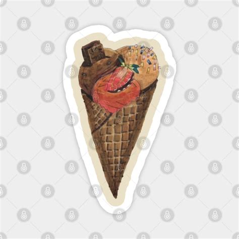 Ice Cream Cone Ice Cream Magnet Teepublic