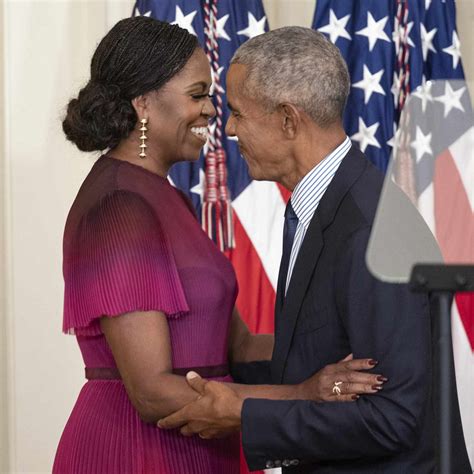 Barack And Michelle Obama Dancing