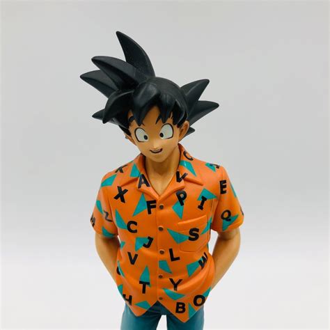 【やや傷や汚れあり】中古品 ドラゴンボール Scultures 造形天下一武道会 其之一 孫悟空 アロハシャツ フィギュアの落札情報詳細