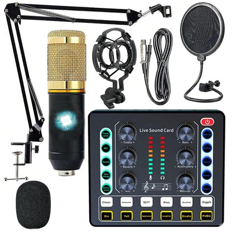 Paquete De Equipamiento Para Podcast Paquete De Estudio De Grabaci N