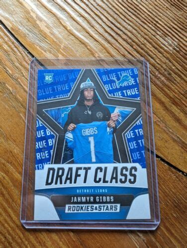 2023 Panini Rookies Stars Draft Class True Blue DC 7 Jahmyr Gibbs