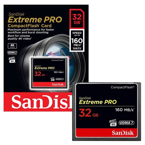 Cart O De Mem Ria Compact Flash Cf Gb Sandisk Extreme Pro Mb S