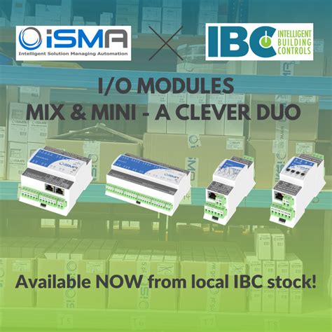 Isma Mix And Mini I O Modules Intelligent Building Controls Ltd