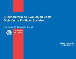 Evaluaci N Ex Ante De Programas Sociales Felipe Mcrostie