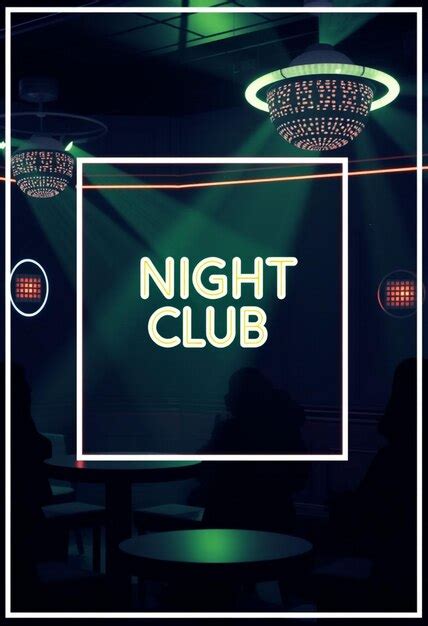 Night club template design | Premium AI-generated image