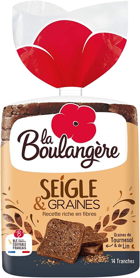 LA BOULANGERE Pain De Mie Seigle Graines Amazon Fr Epicerie