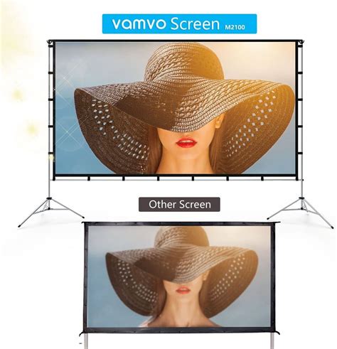 Vamvo Projector Screen 100 Inch | Newtech Store