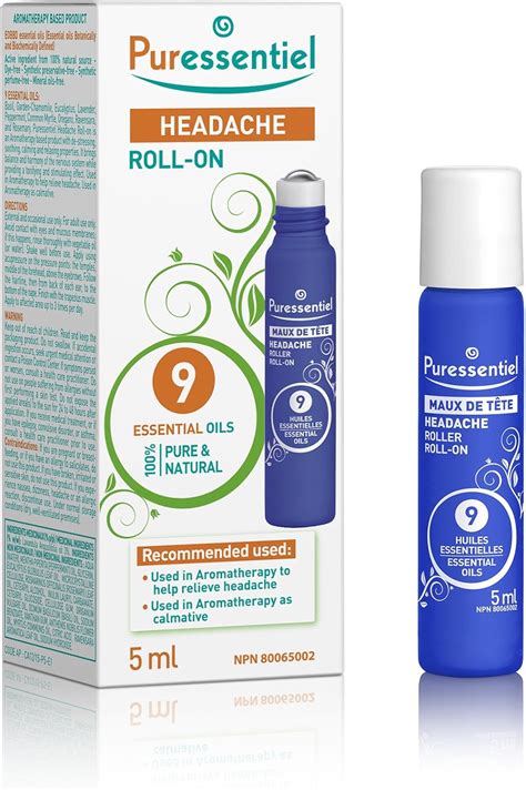 Puressentiel Roll On Mal De T Te Ml Soulagement De La Douleur