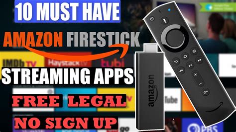 10 BEST AMAZON FIRESTICK APPS FOR 2020 FREE LEGAL VOD LIVE TV