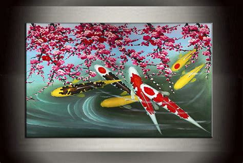 Koi Fish Oil Painting At PaintingValley Explore Collection Of Koi