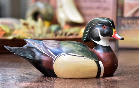 Wood Duck Premier Hand Carved Waterfowl Darby Creek Trading