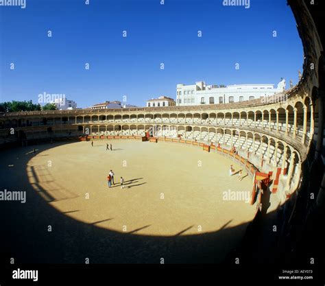 Oldest Bullfigting Ring Ronda Spain Stock Photo Alamy