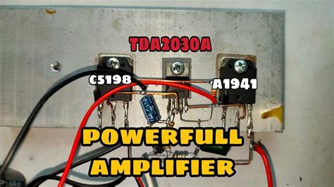 Toshiba C5198 A1941 Amplifier Circuit Diagram A1941 C5198 Am