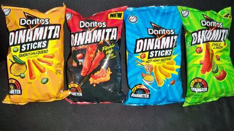 Doritos Dinamita Sticks Hot Honey Mustard Review Youtube