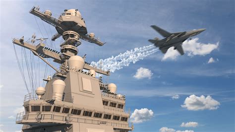 USS Gerald Ford Aircraft Carrier Bridge 3D Model $99 - .3ds .blend .c4d .fbx .max .ma .lxo .obj ...