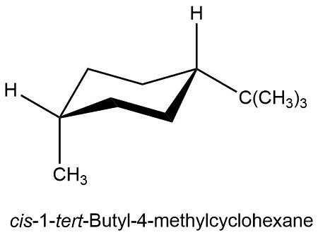 Cis 1 Tert Butyl 4 Methylcyclohexane Exists Almost Exclusively In The