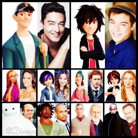 Big Hero 6 Actors And Their Characters Disney Movies Disneymovie | Images and Photos finder