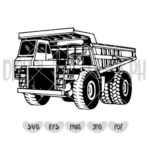 Mining Dump Truck Svg Dump Truck Svg Dump Truck Clipart Inspire