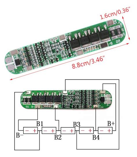 S A V Bms Battery Protection Board Li