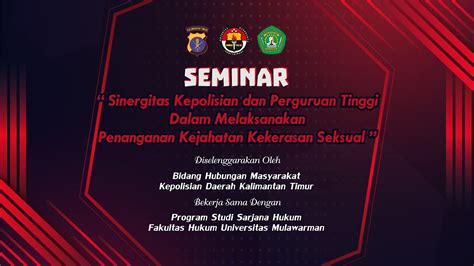 Seminar Sinergitas Kepolisian Perguruan Tinggi Dalam Penanganan