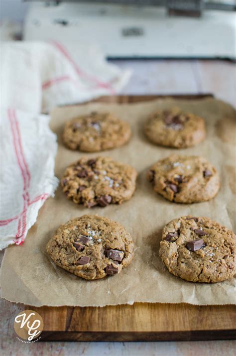 Cookies au beurre de cacahuètes et chocolat noir vegan Voyage Gourmand