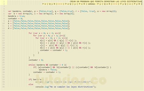 Tutorias Co Arrays Pythondemostracion Leyes Logicas Hot Sex Picture