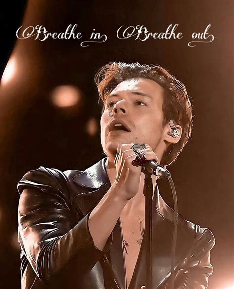 Breathe In Breath Out Motivational Wallpaper Harry Styles