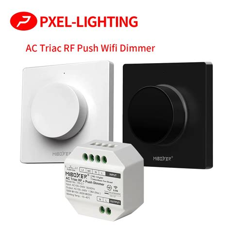 Miboxer Tri C V V Ac Triac Rf Push Dimmer Wireless Push Dimming