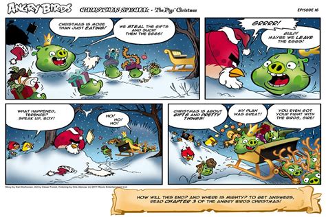 Angry Birds Seasons Christmas Comic All Parts Angrybirdsnest