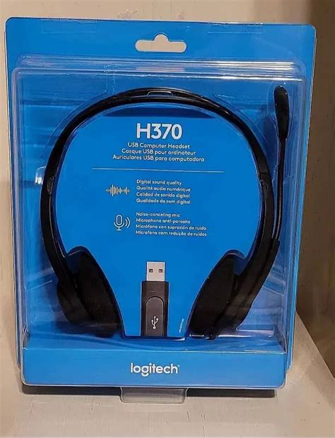 Logitech H370 Usb Computer Headset Black At Rs 2400 In Mumbai Id 2853318183788