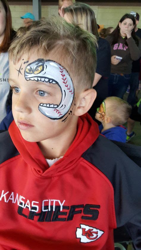 Baseball Face Painting Ideas