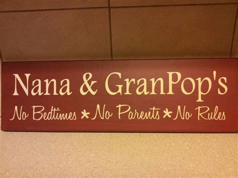 Personalized Wood Sign for Grandparent by vinylupyourspace on Etsy