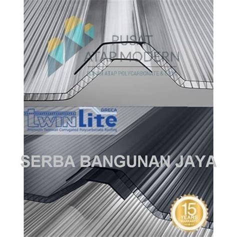 Jual TWINLITE GRECA 6MM ATAP POLYCARBONATE Kota Bandung Serba