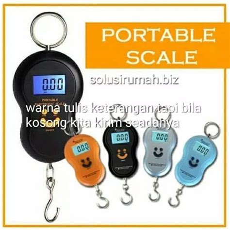 Senyum Warna Warni TIMBANGAN GANTUNG DIGITAL Portable Scale Lazada