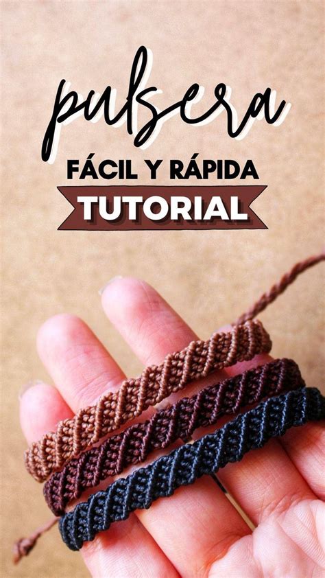 🔰 Cómo Hacer Pulsera De Hilo Fácil Y Rápida Paso A Paso Diy Easy Macrame Friendship Bracelet