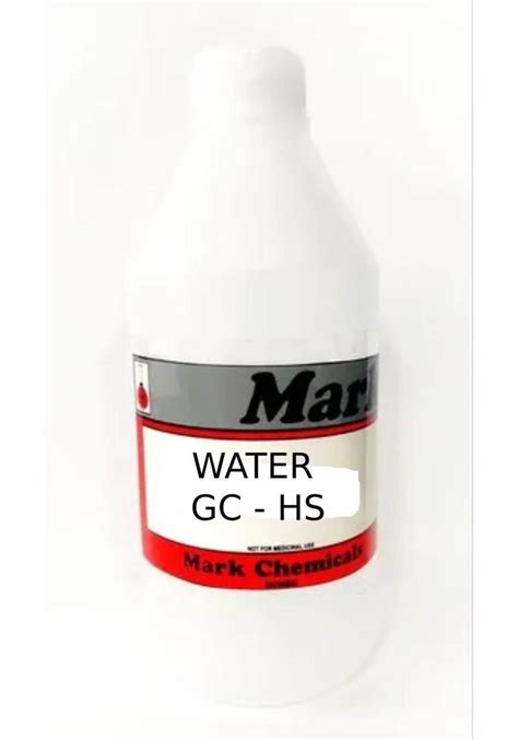 Water Gc Hs For Laboratory Grade Standard Lr Grade At Rs 1500 Litre In Mumbai