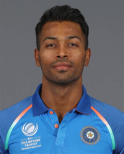 Hardik Pandya Portrait Espncricinfo