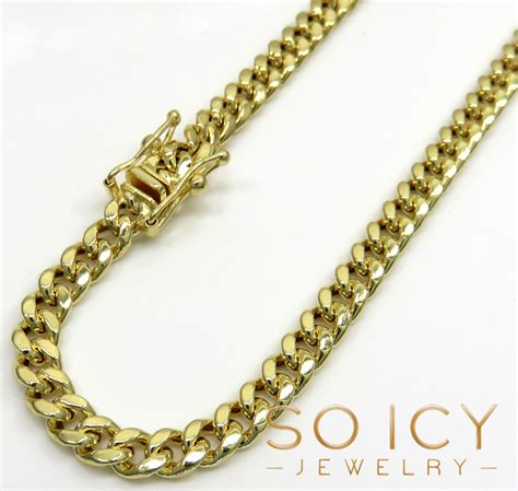 Gold Chain 14k Gold Cuban Link - town-green.com