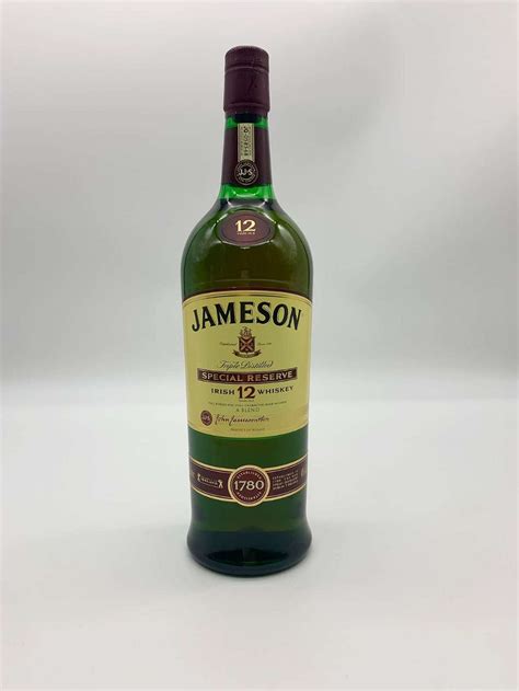 Jameson Year Old Special Reserve Litre Whiskey Bidders Irish