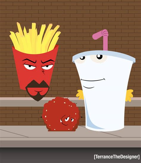 Athf Frylock Meatwad And Master Shake By Artbyterrancejones On Deviantart