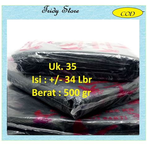 Jual Kantong Plastik Kresek Kg Hitam Uk Kresek Assoy Plastik