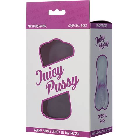 Реалистичный мастурбатор TOYFA Juicy Pussy Crystal Rose материал TPE