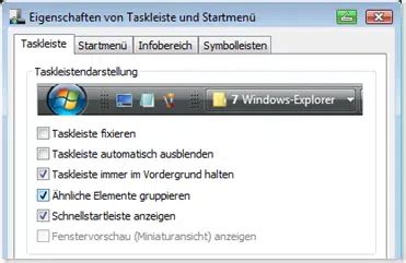 Gruppieren Gleicher Programme In Der Vista Taskleiste Windows Faq Hot