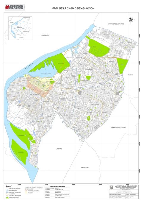 Mapa Catastral Editable Asunci N