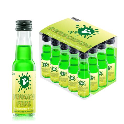 Froschpipi Minis Partyschnaps Minis Flaschen Partylik R Party