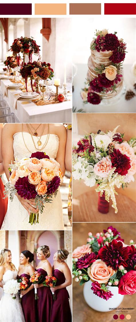 Inspiring Burgundy And Peach Wedding Ideas For Stylish Wedd Blog